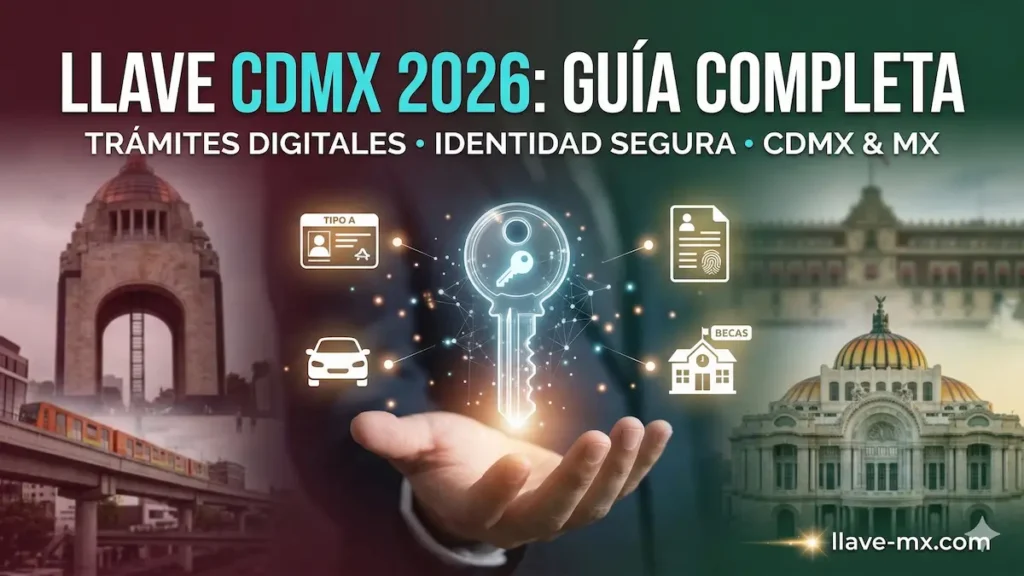 LLAVE CDMX 2026: GUÍA COMPLETA